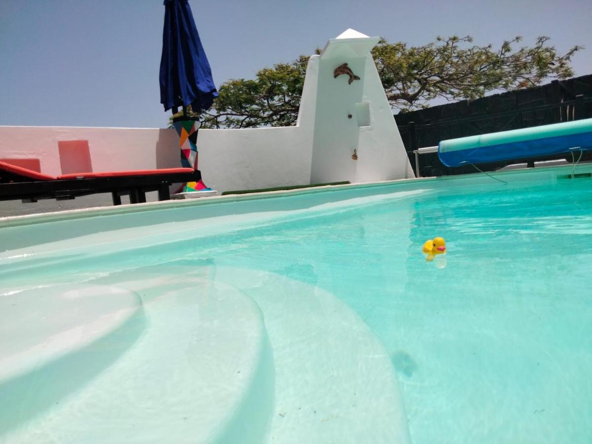 Aptos Con Piscina El Flamboyan 1 Teseguite Exterior foto