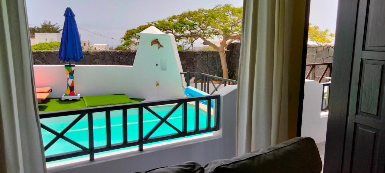 Aptos Con Piscina El Flamboyan 1 Teseguite Exterior foto